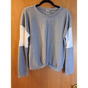 Women's No Boundaries Gray Long Sleeve Shirt XL
